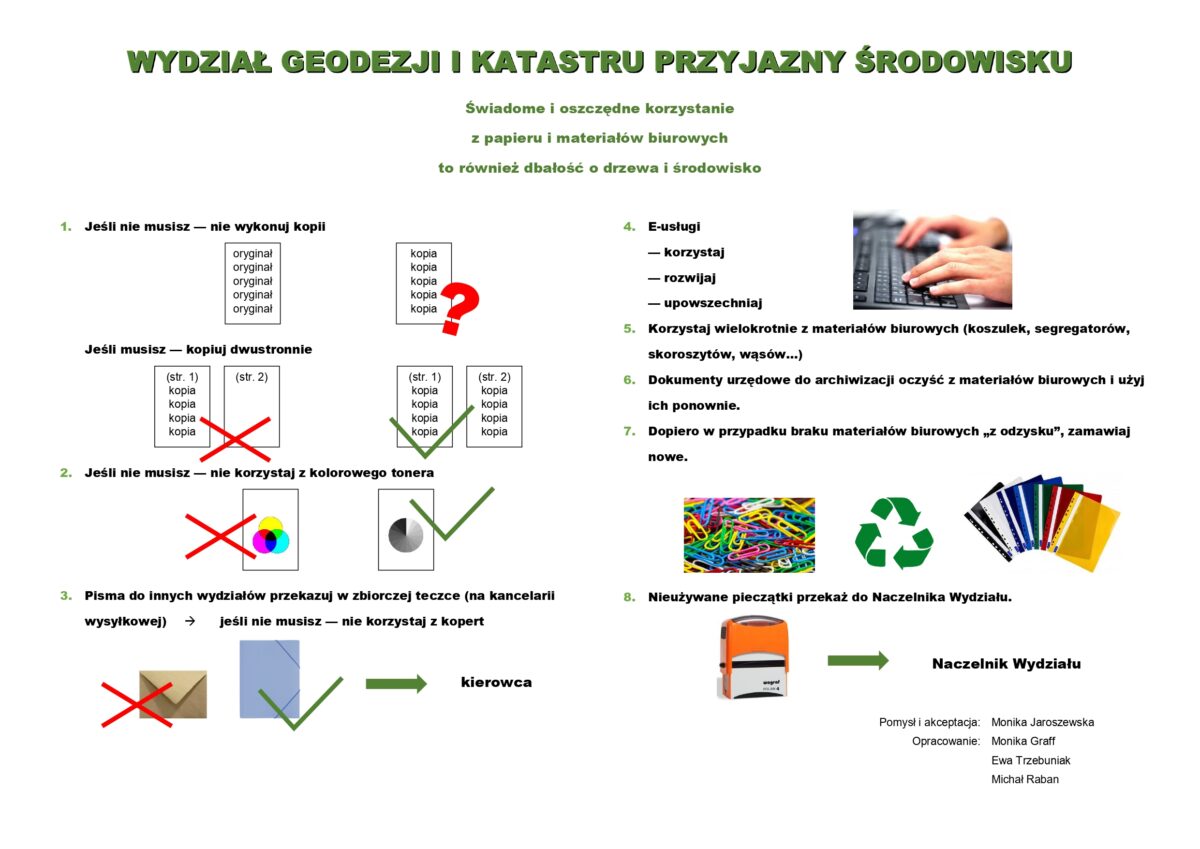 Plakat - infografika, opisujący wprowadzane usprawnienia